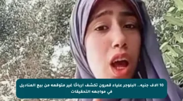 10 آلاف جنيه.. البلوجر علياء قمرون تكشف أرباحًا غير متوقعة من بيع المناديل في مواجهة التحقيقات